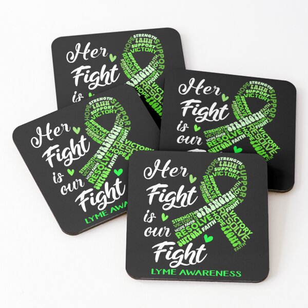 Item preview, Lyme Warrior, Her Fight is our Fight Lyme Awareness designed and sold by Greggwillard.