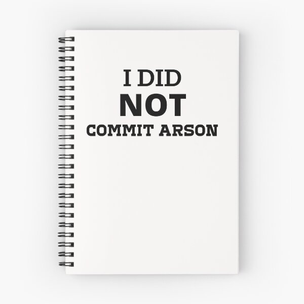 Item preview, Copy of WOMEN I Did Not Commit Arson Gift Arson I Did Not Commit Arson designed and sold by Targa none.