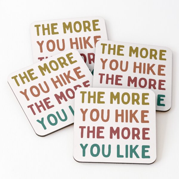 Item preview, Retro The More You Hike The More You Like Art Designs designed and sold by Manilyn0907.