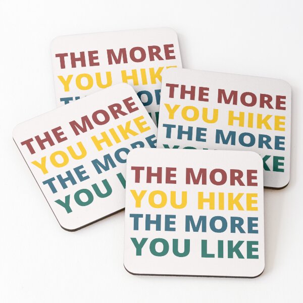 Item preview, Retro The More You Hike The More You Like Art Designs designed and sold by Manilyn0907.