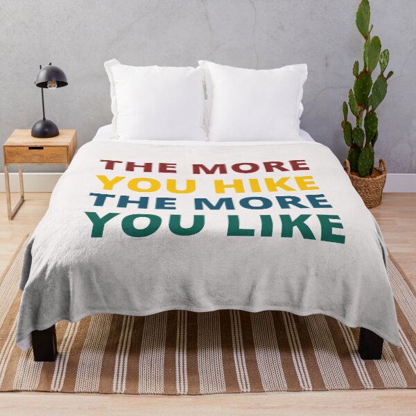 Item preview, Retro The More You Hike The More You Like Art Designs designed and sold by Manilyn0907.