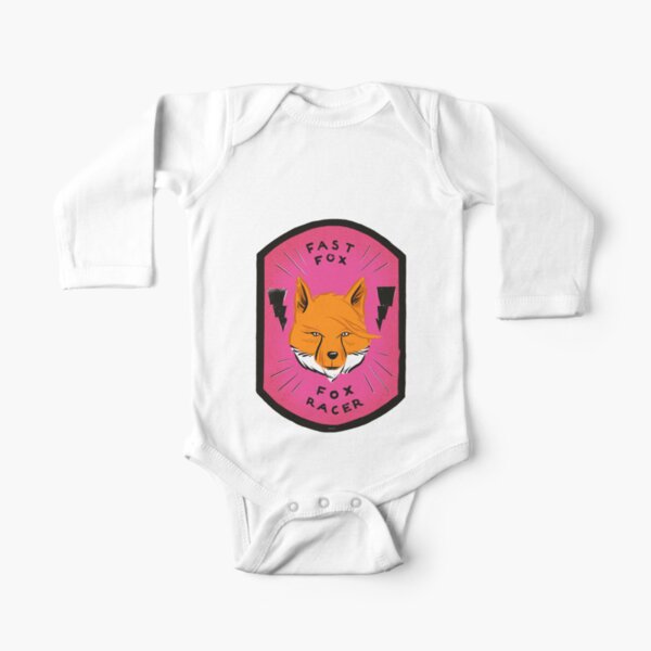 Fast Fox - Fox Racer Long Sleeve Baby One-Piece