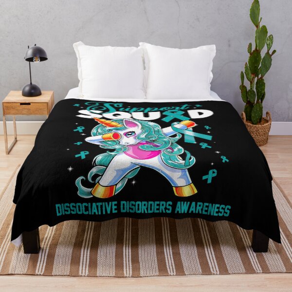 Item preview, Cute Unicorn Support Squad Dissociative Disorders Awareness Men Women Kid designed and sold by tenjun16.