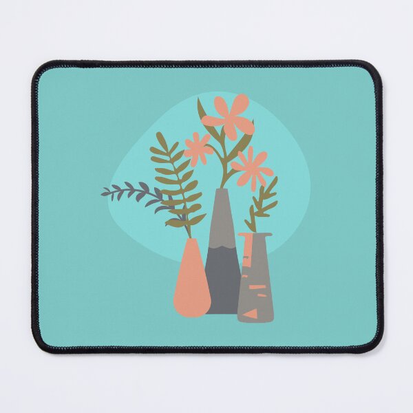 Item preview, Flowers Leaves Terracotta Vases designed and sold by Anna Lemos.