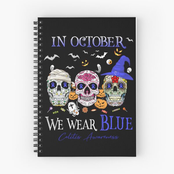 Item preview, In October We Wear Blue Colitis Awareness designed and sold by Sabfit.