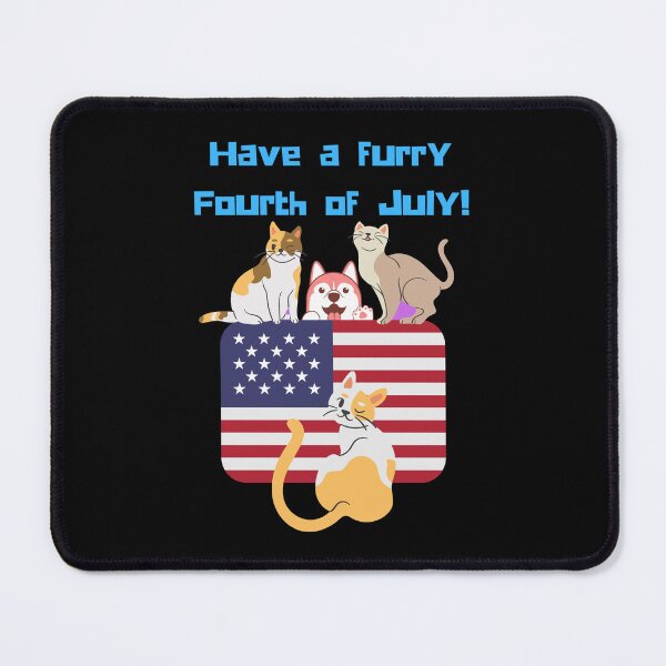 Item preview, Have a Furry Fourth of July - Cat Lovers - Dog Gifts designed and sold by shywolf42.