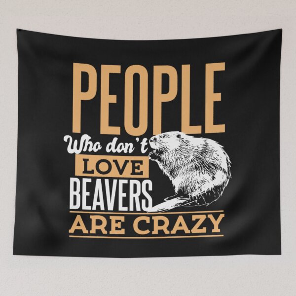 Item preview, Beaver rodent Are Crazy Animals designed and sold by ClamenTaon.