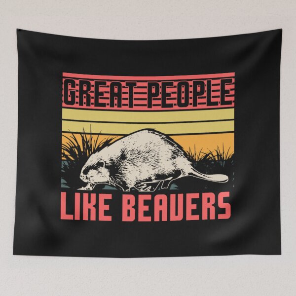 Item preview, Great People Like Beaver Crazy Animals designed and sold by ClamenTaon.