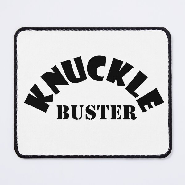 Item preview, Knuckle Buster - Black Text designed and sold by MountMercantile.