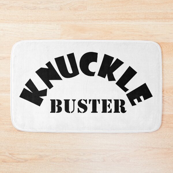 Item preview, Knuckle Buster - Black Text designed and sold by MountMercantile.