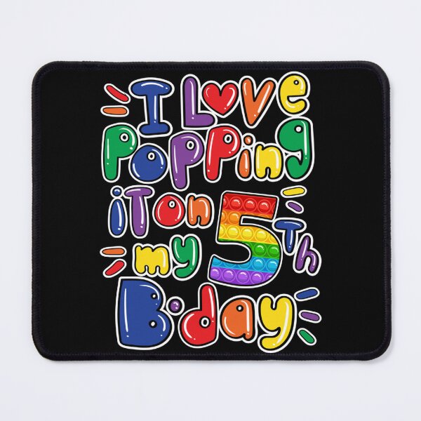 Item preview, Pop It 4th Birthday Girls Boys Fidget Sticker designed and sold by rikazr6sr1.