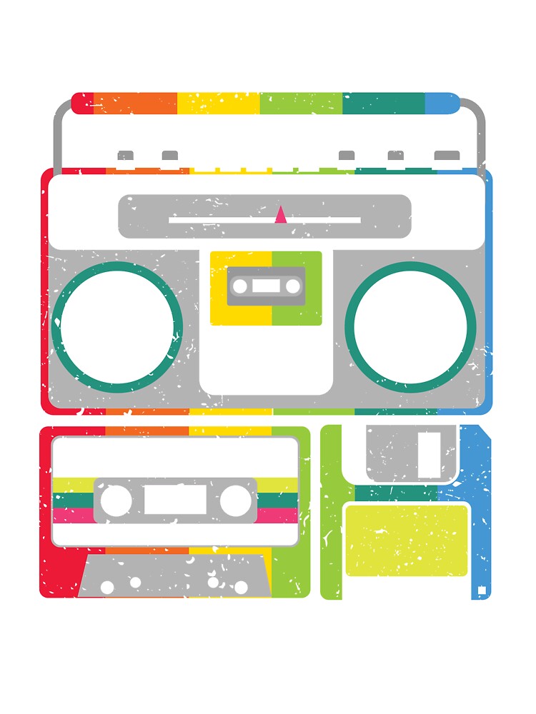 cassette vintage. collection de mixtape rétro, bandes de chansons pop des  années 1980 et cassettes de