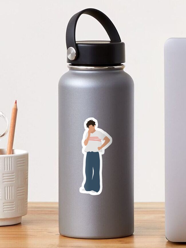 Thumbnail 1 of 3, Sticker, Harry Styles As it Was Illustration designed and sold by raluca20.