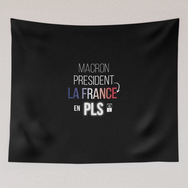 Aperçu de l'œuvre Macron président, la france en PLS créée et vendue par bamboo00.