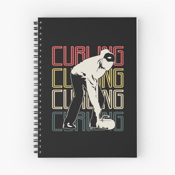 Item preview, Man Playing Curling Sport team gift idea designed and sold by ClamenTaon.