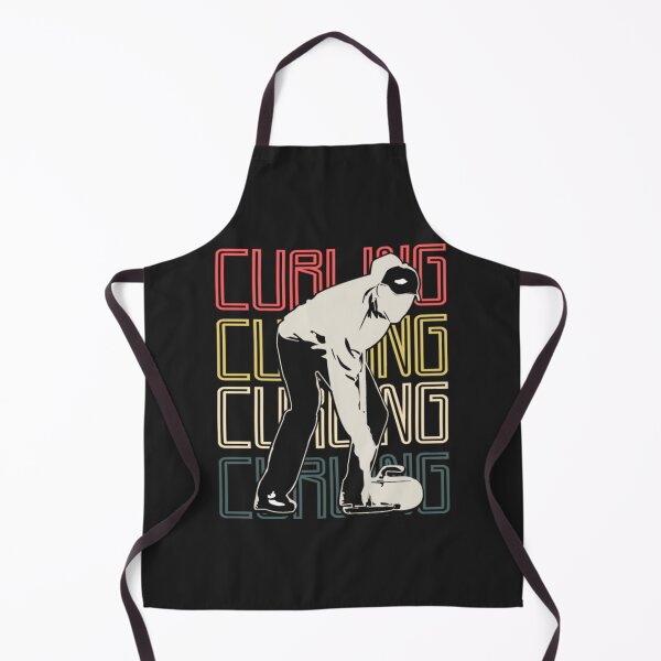 Item preview, Man Playing Curling Sport team gift idea designed and sold by ClamenTaon.