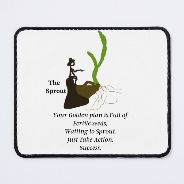 Item preview, The Sprout-Abstract Graphic Arts by Prishea designed and sold by Prishea.