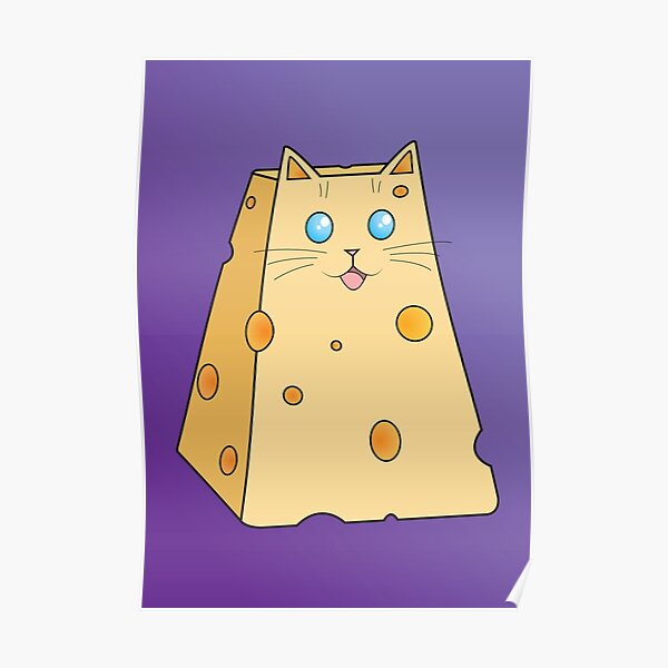 Cheese Cat Poster