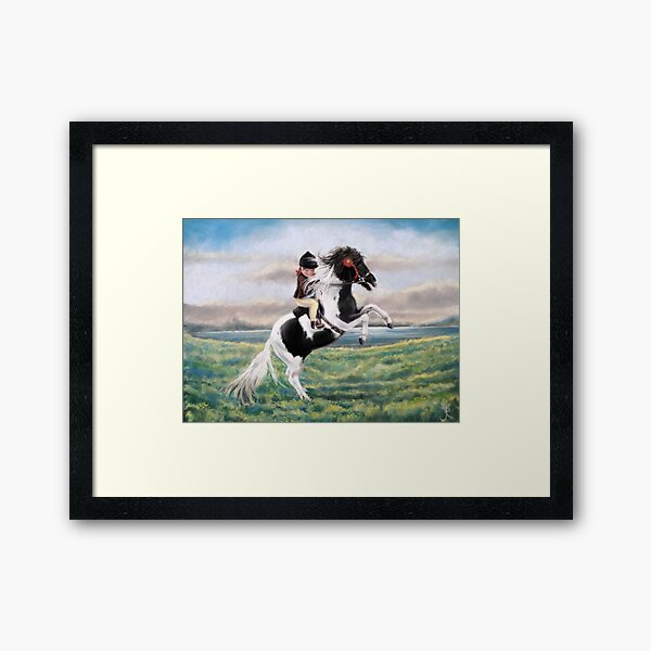 The Red Rosette Framed Art Print
