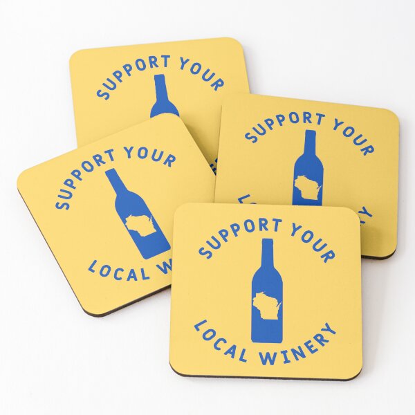Item preview, Support Your Local Winery Wisconsin designed and sold by fearcity.