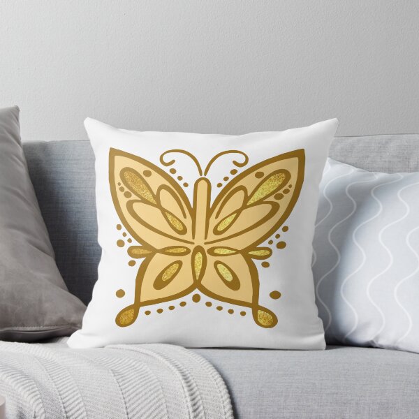 Item preview, Magical butterfly candle Glitter Gold designed and sold by stickersworld31.