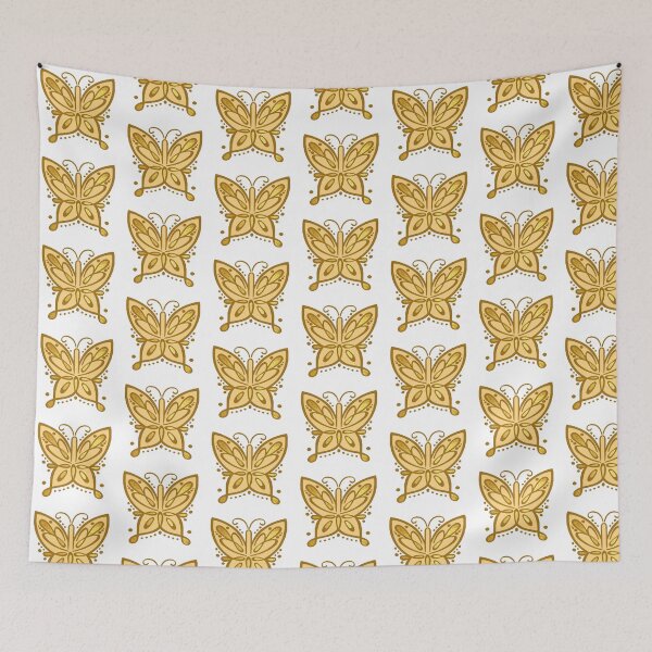 Item preview, Magical butterfly candle Glitter Gold designed and sold by stickersworld31.