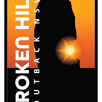 Artwork thumbnail, Broken Hill Badge by tomarto13