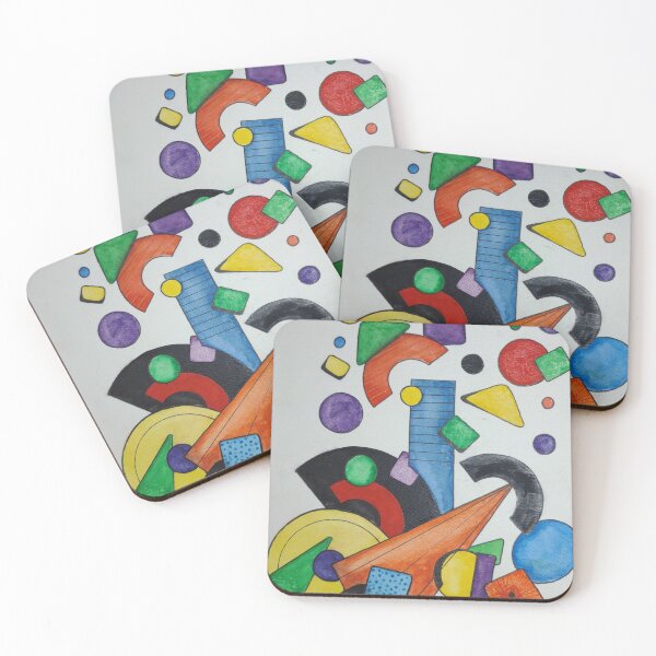 Item preview, Geometric Abstract Kandinsky style designed and sold by LauraAnnSeel.