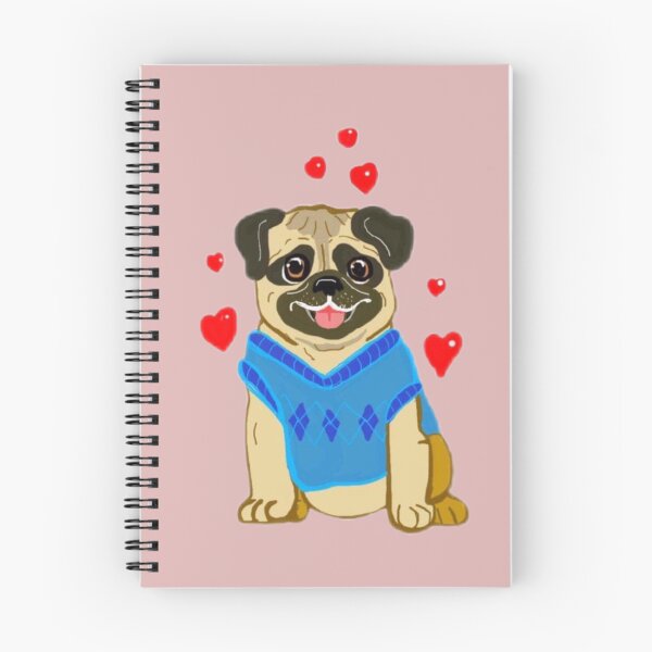 Item preview, Pug love designed and sold by Trazoscreativos.