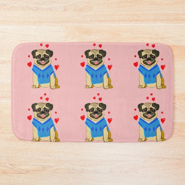 Item preview, Pug love designed and sold by Trazoscreativos.