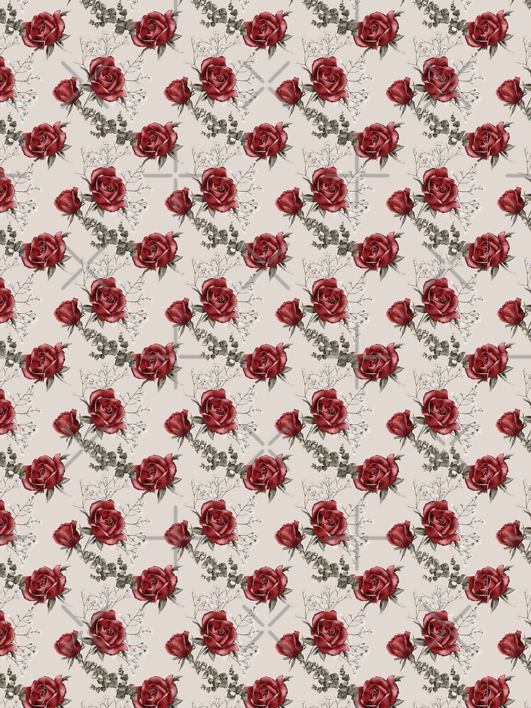 Thumbnail 3 of 3, Scarf, Seamless Pattern Flower designed and sold by PatternTale.