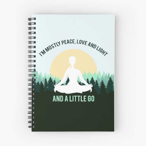 Item preview, I'm mostly peace love and light and a little go f yourself designed and sold by abboo.
