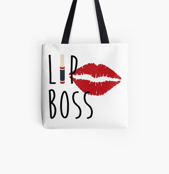 Lip Boss Tote bag doublé
