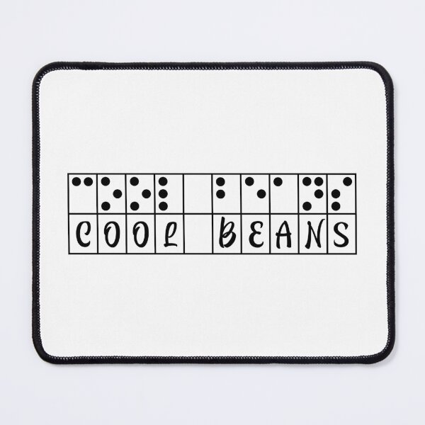 Item preview, Braille Cool Beans Black designed and sold by IndeOandM.
