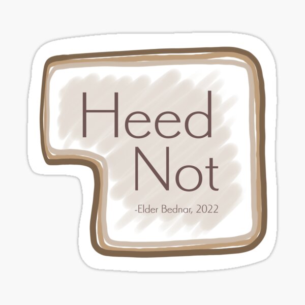 Item preview, Heed Not, Elder Bednar designed and sold by BriarTAC.
