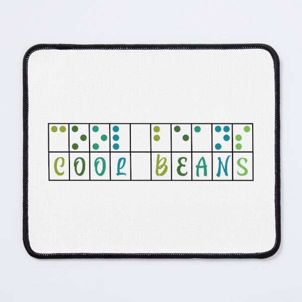 Item preview, Braille Cool Beans Colorful designed and sold by IndeOandM.