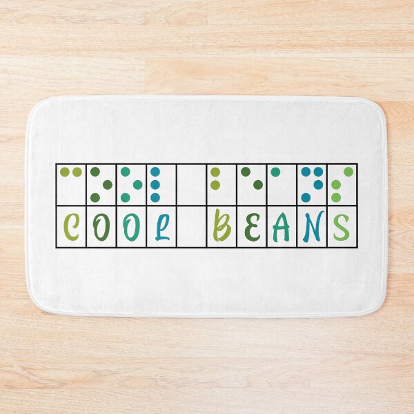 Item preview, Braille Cool Beans Colorful designed and sold by IndeOandM.