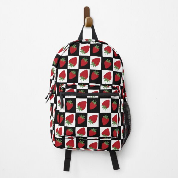 Item preview, Strawberry Checkered Pattern designed and sold by RedSparkle.