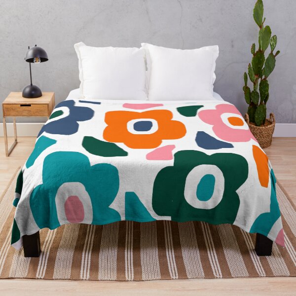Item preview, Joyful Modern Scandinavian Floral Pattern #1 designed and sold by Deutschic.