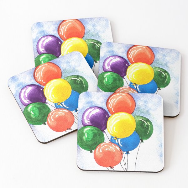 Item preview, Birthday balloons  designed and sold by LauraAnnSeel.