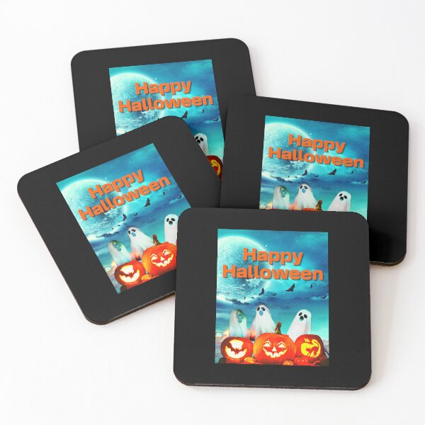 Item preview, Happy Halloween Jack O'Lantern and Ghosts designed and sold by teewearstyle.