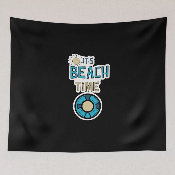 Item preview, it's beach time cute life ring designed and sold by twobillion.