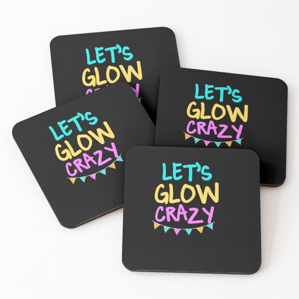 Item preview, Let's Glow Crazy Glow Birthday Party  designed and sold by dirlkhiat.