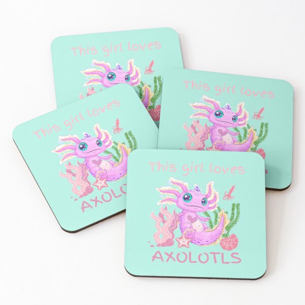 Item preview,  This girl loves axolotls designed and sold by BronikowskiART.