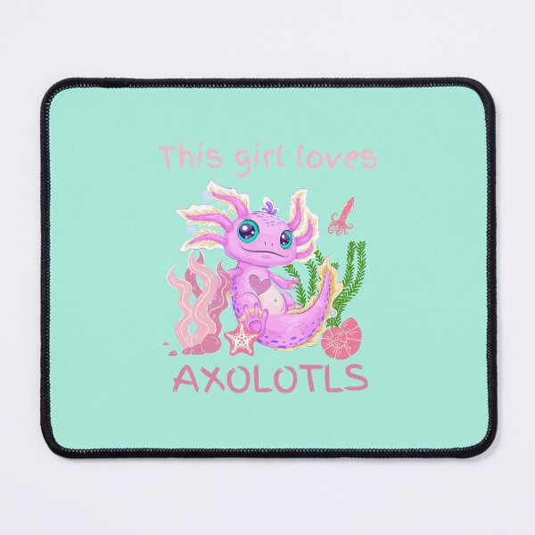 Item preview, This girl loves axolotls designed and sold by BronikowskiART.