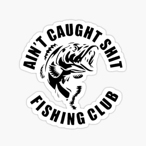 Fishing Club Fisherman Boat Stickers Vinyl Fish Hook Rod Car