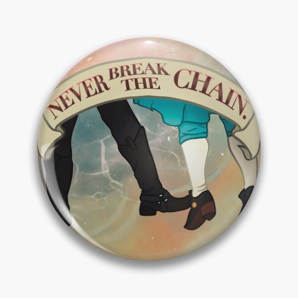 Item preview, Blackbeard and Stede: Never Break the Chain designed and sold by LamePiXie.
