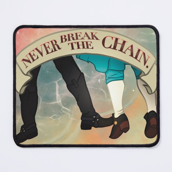 Item preview, Blackbeard and Stede: Never Break the Chain designed and sold by LamePiXie.