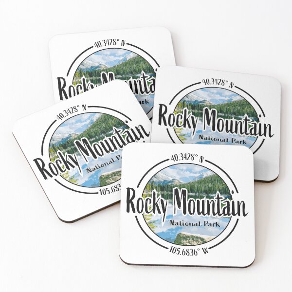 Item preview, Rocky Mountain Design with Latitude and Longitude designed and sold by Redneck Designs.