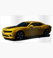 Chevy Camaro - Transformers Bumblebee Poster